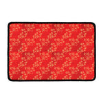 Chinese Cherry Blossom Pattern Print Kitchen Mat