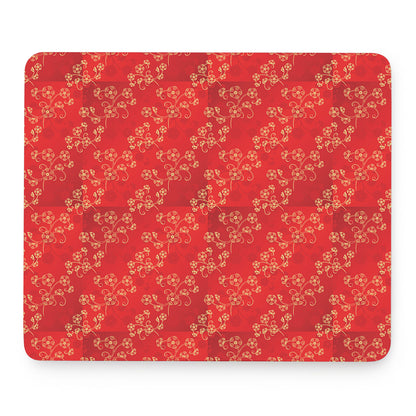 Chinese Cherry Blossom Pattern Print Mouse Pad