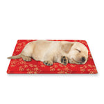 Chinese Cherry Blossom Pattern Print Pet Cooling Mat Cover