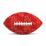 Chinese Cherry Blossom Pattern Print Rugby Ball