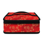Chinese Cherry Blossom Pattern Print Small Lunch Bag