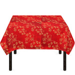 Chinese Cherry Blossom Pattern Print Tablecloth