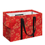 Chinese Cherry Blossom Pattern Print Utility Tote Bag