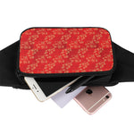 Chinese Cherry Blossom Pattern Print Waist Bag