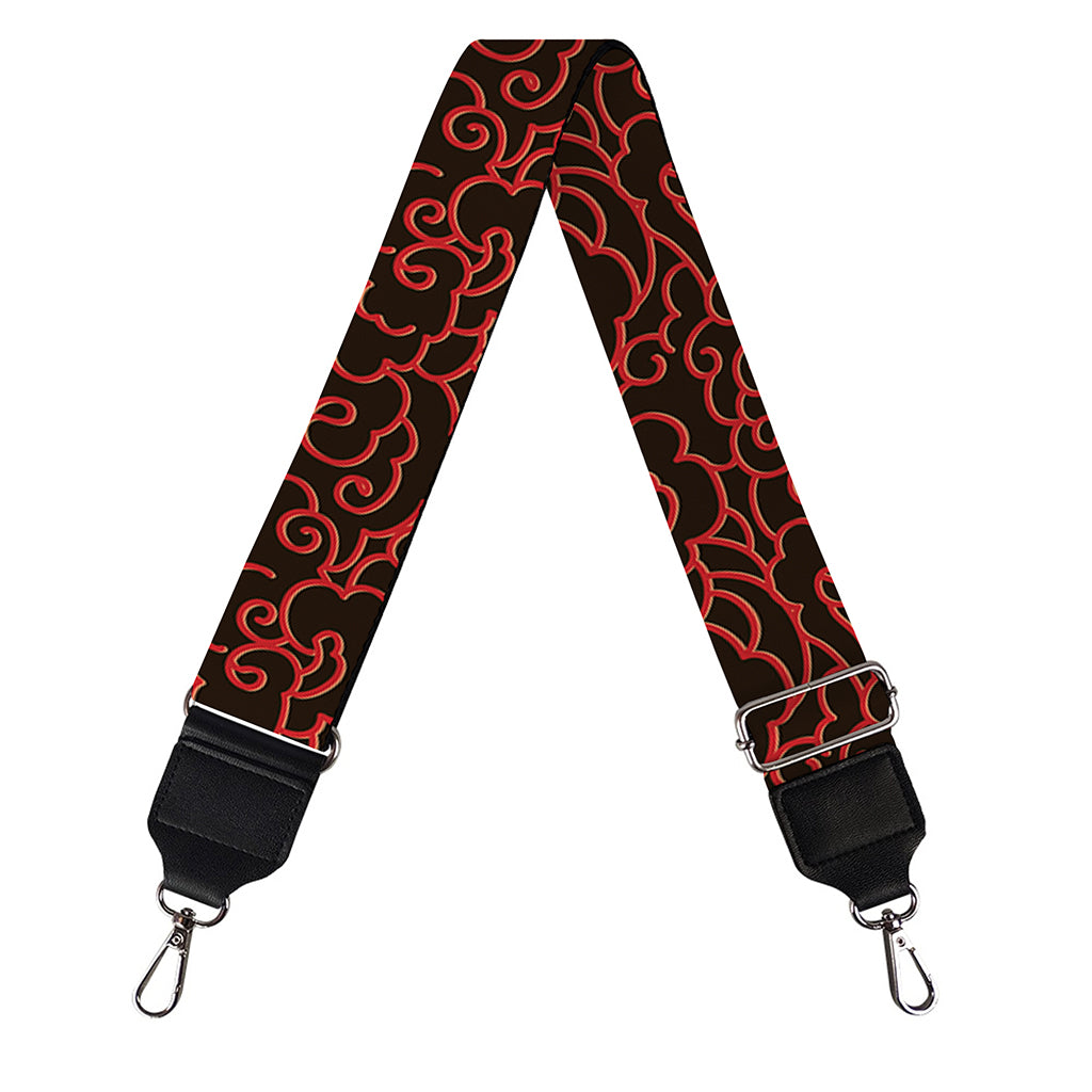 Chinese Cloud Pattern Print Bag Strap