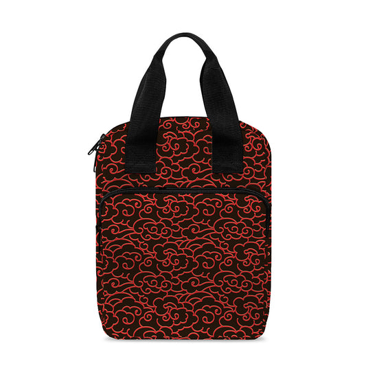 Chinese Cloud Pattern Print Bible Tote Bag