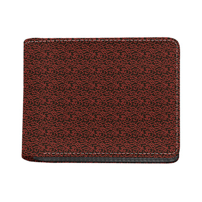 Chinese Cloud Pattern Print Bifold Wallet