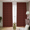 Chinese Cloud Pattern Print Blackout Pencil Pleat Curtains