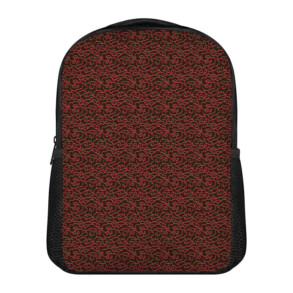 Chinese Cloud Pattern Print Casual Backpack