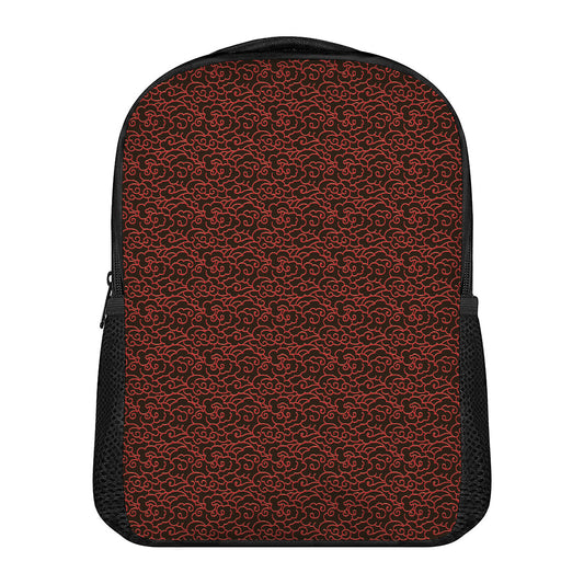 Chinese Cloud Pattern Print Casual Backpack