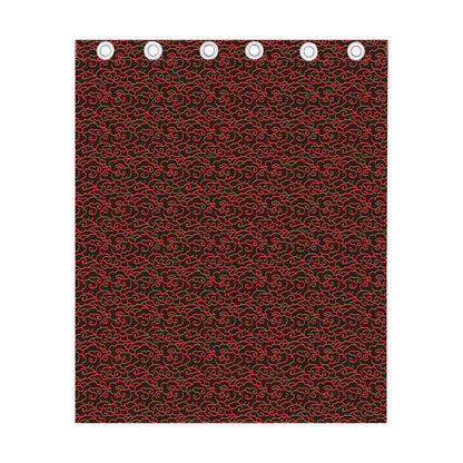 Chinese Cloud Pattern Print Curtain