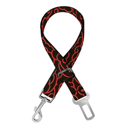 Chinese Cloud Pattern Print Dog Seat Belt