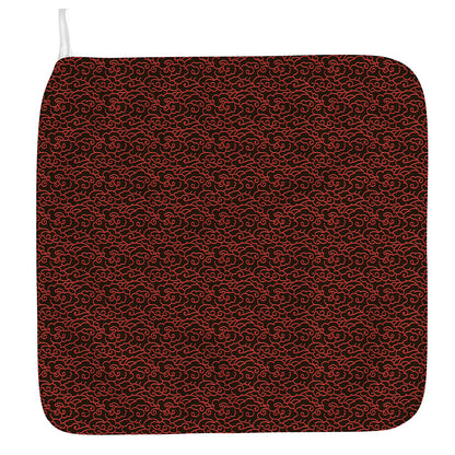 Chinese Cloud Pattern Print Hand Towel