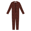 Chinese Cloud Pattern Print Jumpsuit