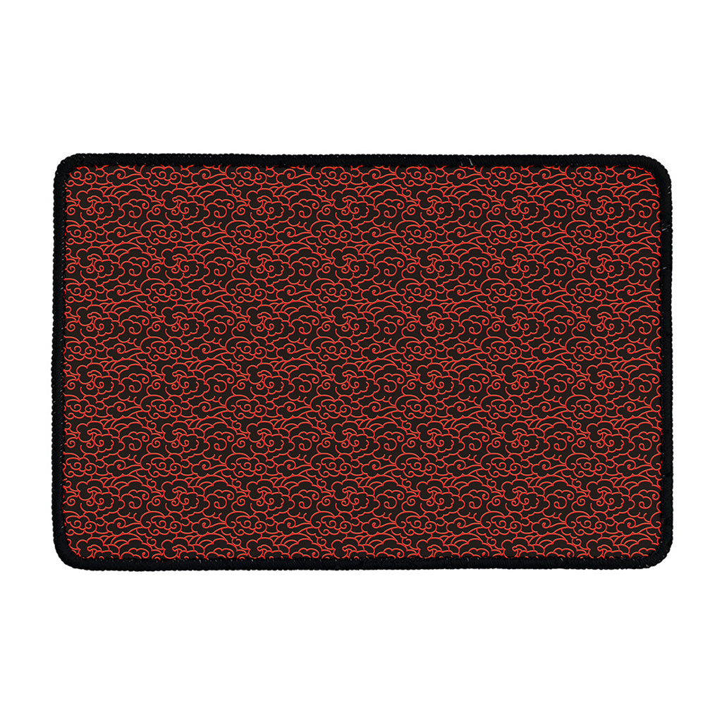 Chinese Cloud Pattern Print Kitchen Mat