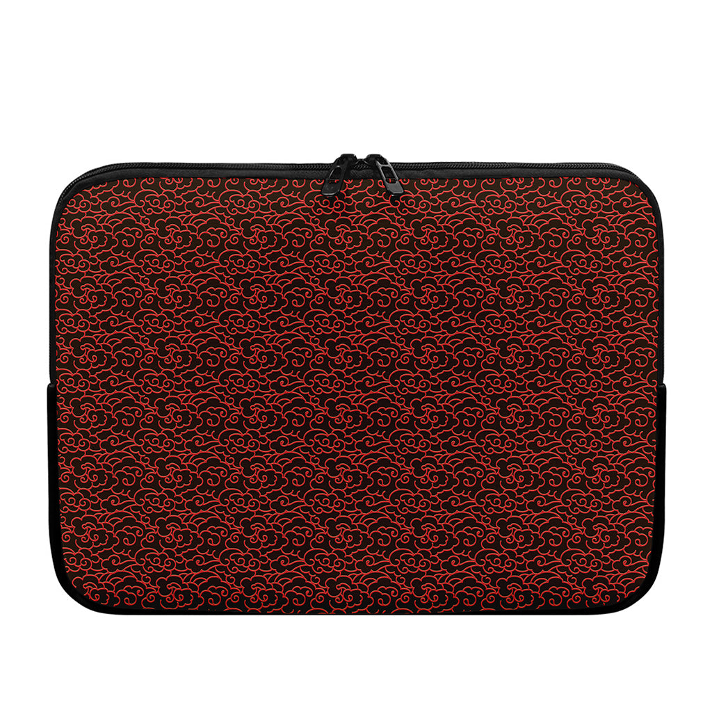 Chinese Cloud Pattern Print Laptop Sleeve