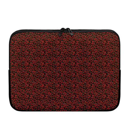 Chinese Cloud Pattern Print Laptop Sleeve