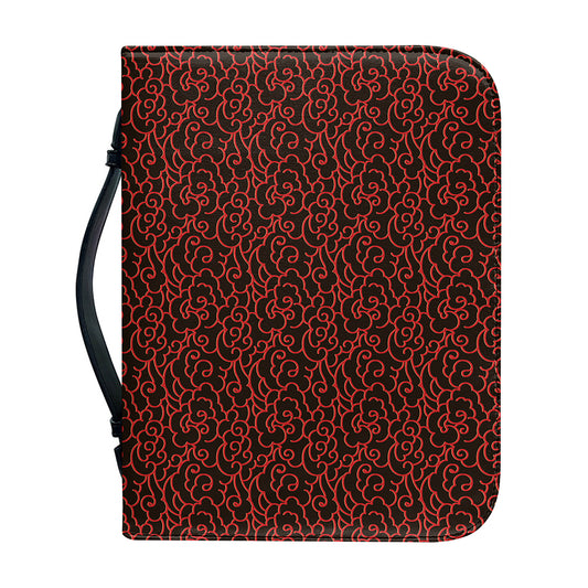 Chinese Cloud Pattern Print Leather Bible Cover