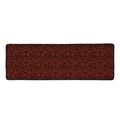 Chinese Cloud Pattern Print Long Kitchen Mat