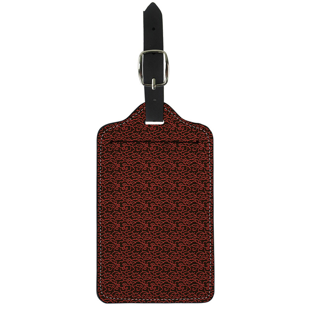 Chinese Cloud Pattern Print Luggage Tag