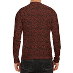 Chinese Cloud Pattern Print Men's Long Sleeve Rash Guard