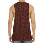 Chinese Cloud Pattern Print Men's Muscle Tank Top