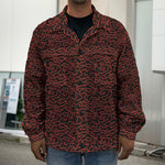 Chinese Cloud Pattern Print Men's Shirt Jacket