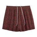 Chinese Cloud Pattern Print Mesh Shorts
