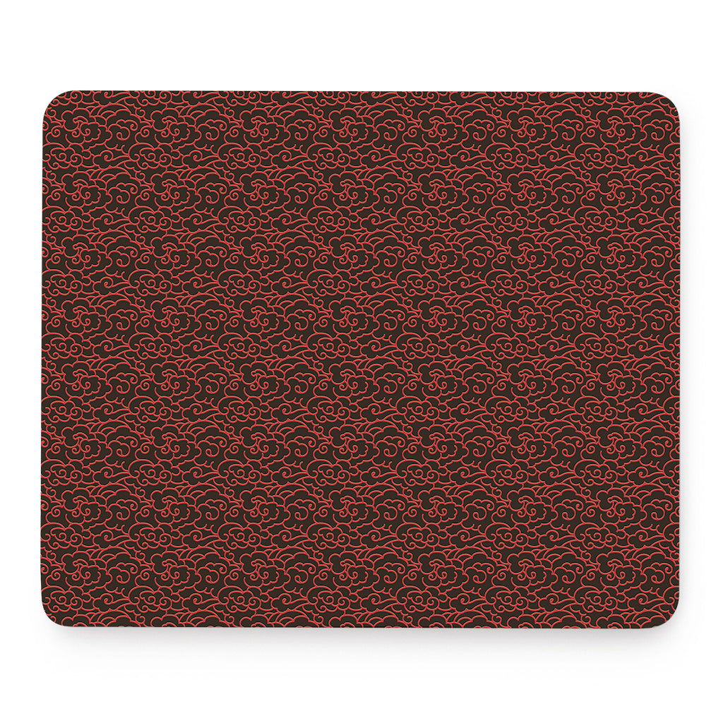 Chinese Cloud Pattern Print Mouse Pad