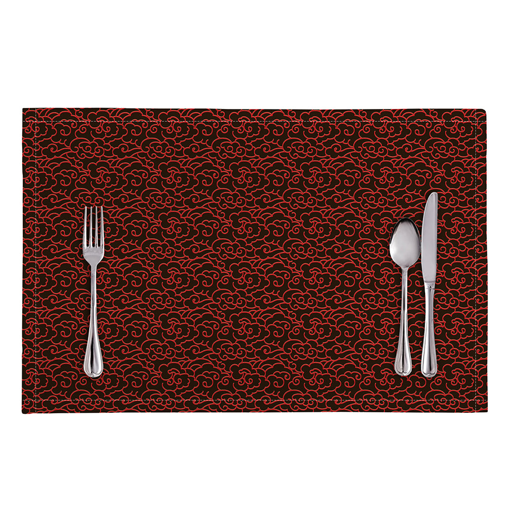 Chinese Cloud Pattern Print Placemat
