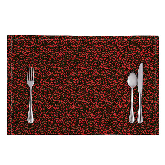 Chinese Cloud Pattern Print Placemat