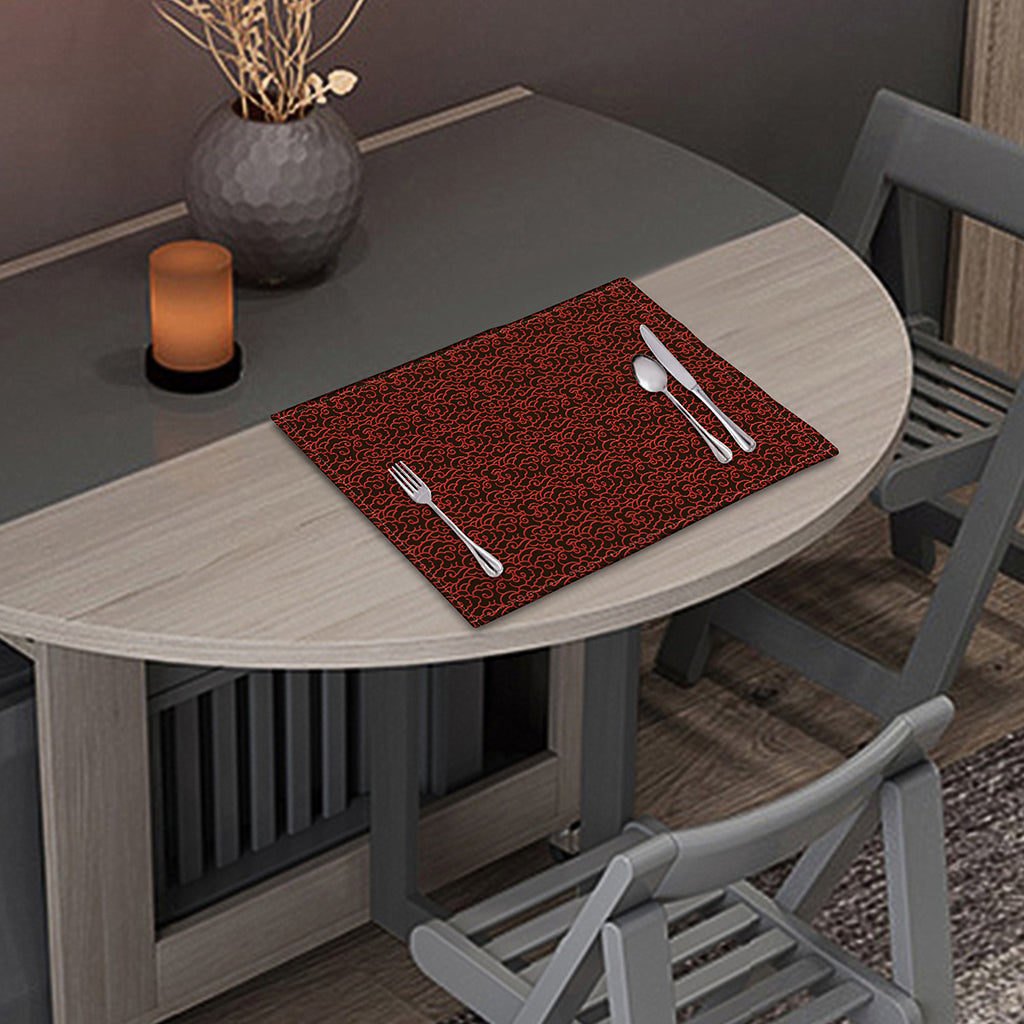Chinese Cloud Pattern Print Placemat