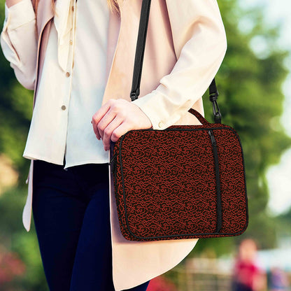 Chinese Cloud Pattern Print Shoulder Strap Bible Bag