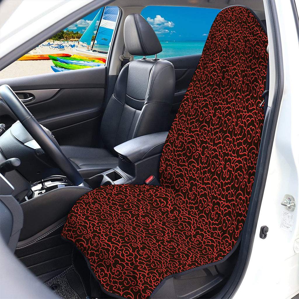 Chinese Cloud Pattern Print Waterproof Car Seat Cover