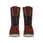 Chinese Cloud Pattern Print Winter Boots
