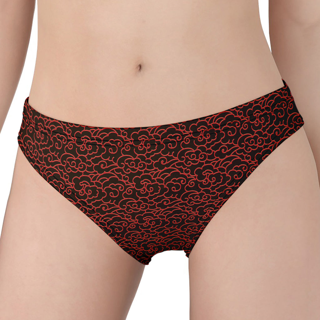 Chinese Cloud Pattern Print Women's Panties