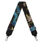 Chinese Dragon And Flower Pattern Print Bag Strap