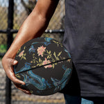 Chinese Dragon And Flower Pattern Print Basketball