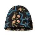 Chinese Dragon And Flower Pattern Print Beanie