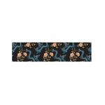 Chinese Dragon And Flower Pattern Print Bed Runner