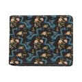 Chinese Dragon And Flower Pattern Print Bifold Wallet