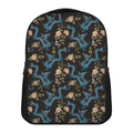 Chinese Dragon And Flower Pattern Print Casual Backpack
