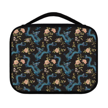Chinese Dragon And Flower Pattern Print Classic Bible Case