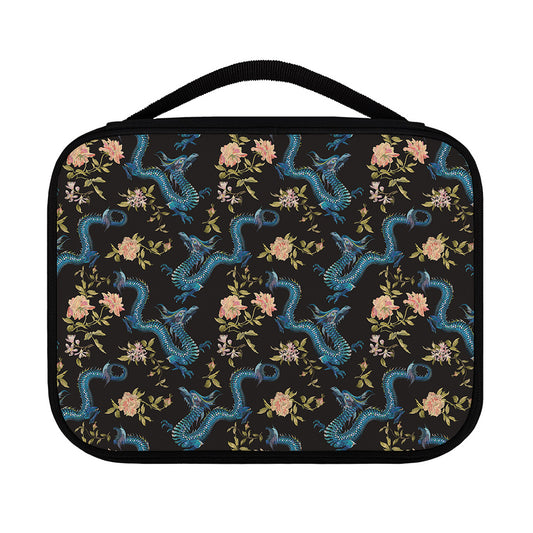 Chinese Dragon And Flower Pattern Print Classic Bible Case