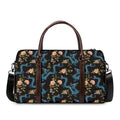 Chinese Dragon And Flower Pattern Print Duffel Bag