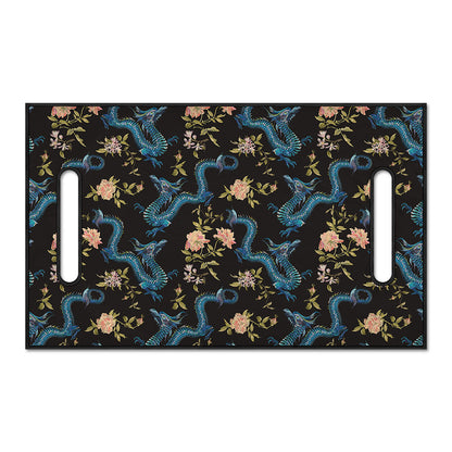 Chinese Dragon And Flower Pattern Print Golf Cart Seat Cover