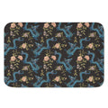 Chinese Dragon And Flower Pattern Print Indoor Door Mat