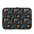 Chinese Dragon And Flower Pattern Print Laptop Sleeve
