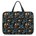 Chinese Dragon And Flower Pattern Print Laptop Sleeve With Handle