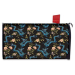 Chinese Dragon And Flower Pattern Print Mailbox Cover